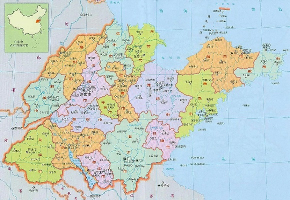 山东地图（山东地图全图可放大图）