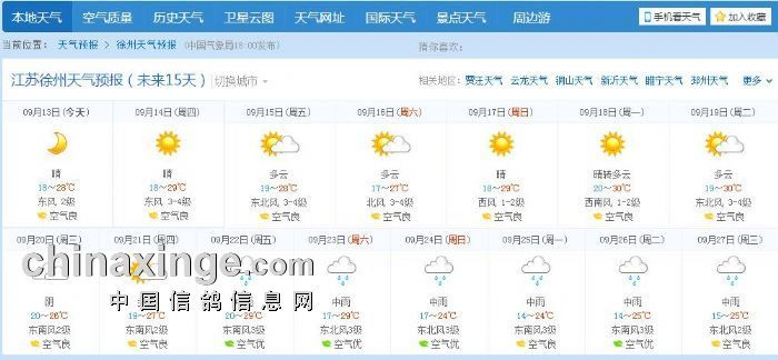 徐州天气预报十五天（徐州天气预报十五天的天气预报15天）