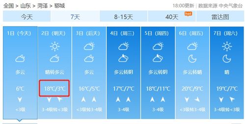 郓城天气（郓城天气预报老样式40天）